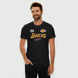 Футболка slim-fit KOBE BRYANT АВТОГРАФ, цвет: черный — фото 2