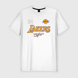 Футболка slim-fit KOBE BRYANT АВТОГРАФ, цвет: белый