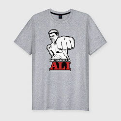 Футболка slim-fit Muhammad Ali, цвет: меланж