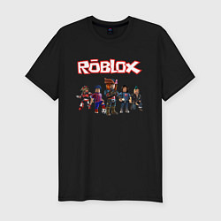 Футболка slim-fit ROBLOX, цвет: черный