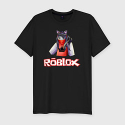 Мужская slim-футболка ROBLOX