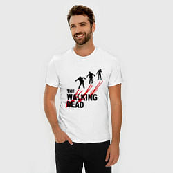 Футболка slim-fit The walking dead, цвет: белый — фото 2