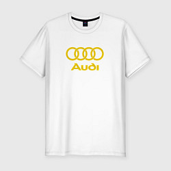 Футболка slim-fit Audi GOLD, цвет: белый