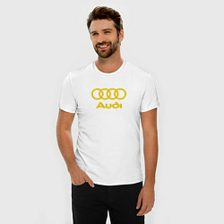 Футболка slim-fit Audi GOLD, цвет: белый — фото 2
