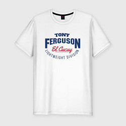 Футболка slim-fit Tony Ferguson, цвет: белый