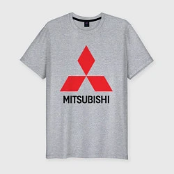 Мужская slim-футболка MITSUBISHI