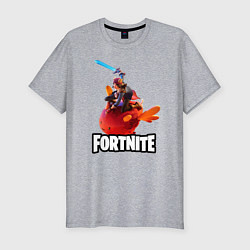 Футболка slim-fit Fortnite 2 глава 2 часть, цвет: меланж