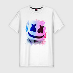 Футболка slim-fit MARSHMELLO, цвет: белый