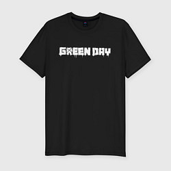 Мужская slim-футболка GreenDay