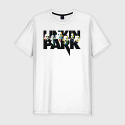 Мужская slim-футболка LINKIN PARK
