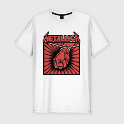 Футболка slim-fit Metallica, цвет: белый