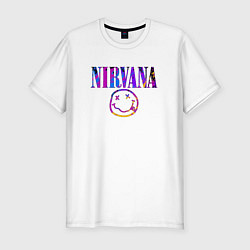 Футболка slim-fit NIRVANA, цвет: белый