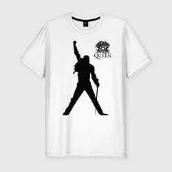 Мужская slim-футболка Queen двусторонняя