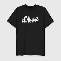 Мужская slim-футболка Blink 182