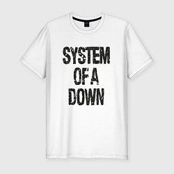 Футболка slim-fit System of a down, цвет: белый