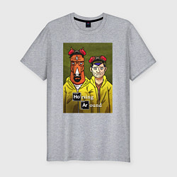 Футболка slim-fit BoJack Horseman, цвет: меланж