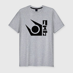 Мужская slim-футболка Half life combine logo