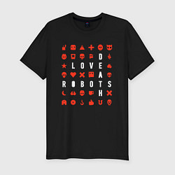 Мужская slim-футболка LOVE DEATH ROBOTS LDR
