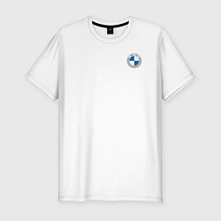 Футболка slim-fit BMW LOGO 2020, цвет: белый