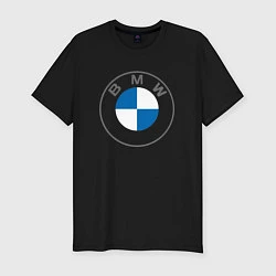 Футболка slim-fit BMW LOGO 2020, цвет: черный