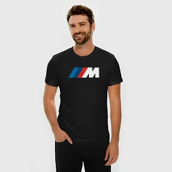 Футболка slim-fit BMW M LOGO 2020, цвет: черный — фото 2