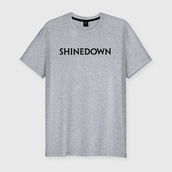 Футболка slim-fit Shinedown, цвет: меланж
