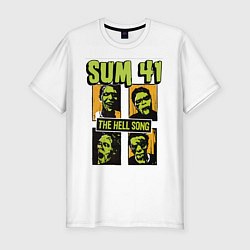 Футболка slim-fit The Hell Song, цвет: белый