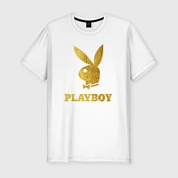 Мужская slim-футболка PLAYBOY GOLD