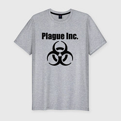 Футболка slim-fit PLAGUE INC, цвет: меланж