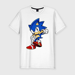 Футболка slim-fit SONIC, цвет: белый