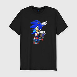 Футболка slim-fit SONIC, цвет: черный