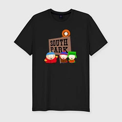 Мужская slim-футболка South Park