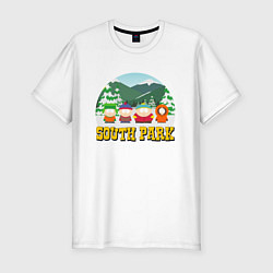 Мужская slim-футболка ЮЖНЫЙ ПАРК