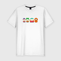 Мужская slim-футболка South Park Саус Парк