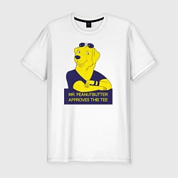 Футболка slim-fit Mr Peanutbutter, цвет: белый