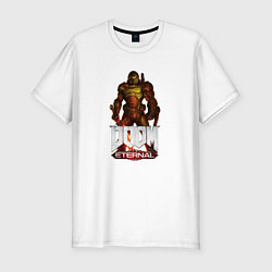 Футболка slim-fit DOOM ETERNAL, цвет: белый