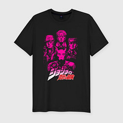 Футболка slim-fit JOJOS BIZARRE ADVENTURE, цвет: черный