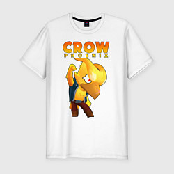 Футболка slim-fit BRAWL STARS CROW PHOENIX, цвет: белый