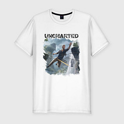 Футболка slim-fit UNCHARTED, цвет: белый