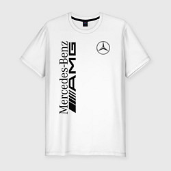 Футболка slim-fit MERCEDES-BENZ AMG, цвет: белый