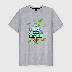Мужская slim-футболка Sprout Brawl Stars