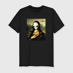 Мужская slim-футболка Mona Lisa