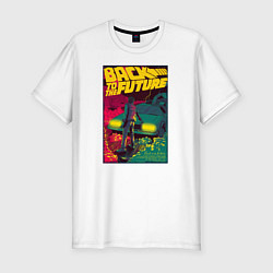 Мужская slim-футболка Back to the Future