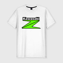Футболка slim-fit KAWASAKI Z, цвет: белый