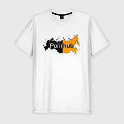 Мужская slim-футболка Logo PornHub