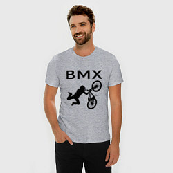 Футболка slim-fit Велоспорт BMX Z, цвет: меланж — фото 2