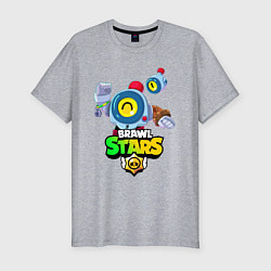 Футболка slim-fit BRAWL STARS NANI, цвет: меланж