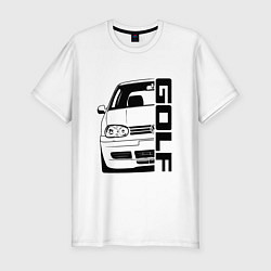 Футболка slim-fit Volkswagen Golf Z, цвет: белый