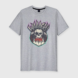 Футболка slim-fit Орксий Waaagh, цвет: меланж