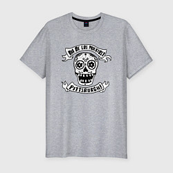 Футболка slim-fit Dia de los muertos!, цвет: меланж